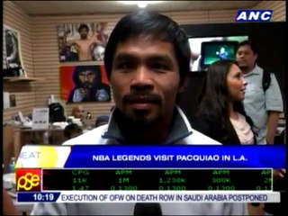 Pacquiao films TNT segment with Barkley, Miller
