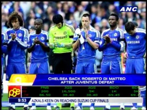Chelsea sack di Matteo after Juventus defeat