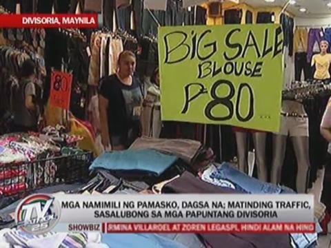 100,000 shoppers flock to Divisoria mall