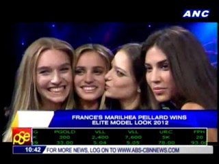 France's Marilhea Peillard wins Elite Model Look 2012