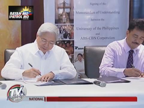 ABS-CBN inks deals with UP, React-PH for 2013 elections