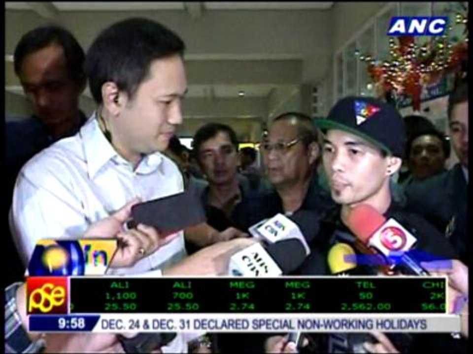 Donaire back in PH after Arce victory