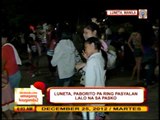 Some Pinoys spend Christmas eve in Luneta