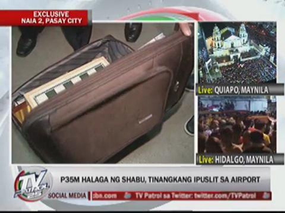 P35-M worth of shabu seized in NAIA