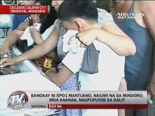 EXCL: Quezon victim brought home to Mindoro