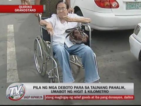 Thousands of Nazarene devotees flock to Quirino Grandstand