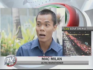 Teacher runs from Davao to Manila for a cause