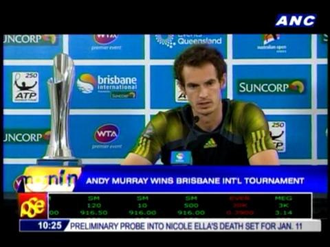 Murray wins Brisbane International