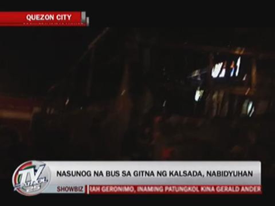 Fire hits passenger bus in QC