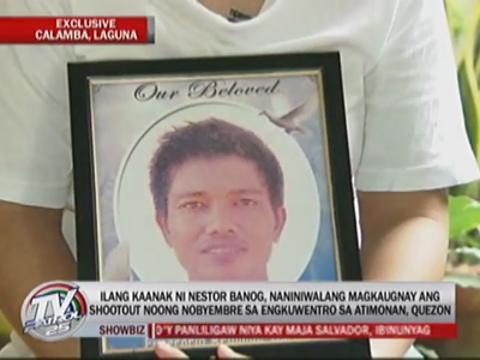 EXCL: Victims' kin link Quezon ‘shootout’ to Laguna death