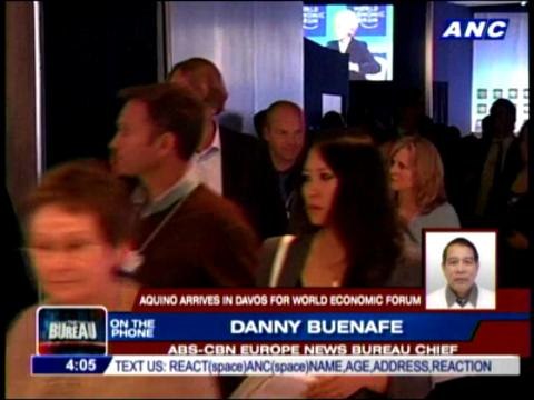 Freezing temperatures greet PNoy in Davos