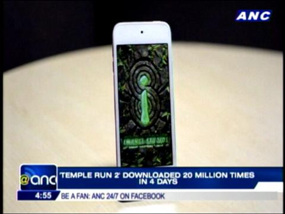 'Temple Run 2' downloaded 20 million times in 4 days