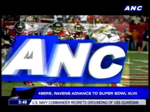 49ers, Ravens advance to Super Bowl XLVII