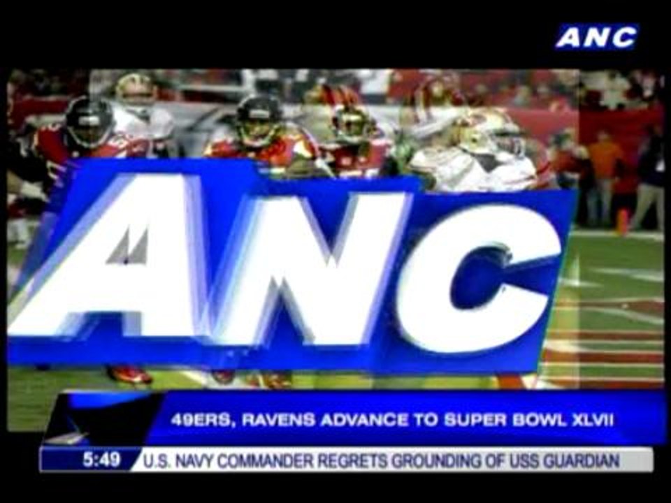 49ers, Ravens advance to Super Bowl XLVII