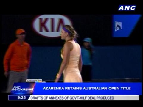 Azarenka retains Australian Open title