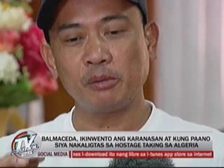 Algeria hostage survivor tells ordeal