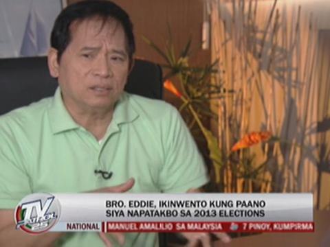 EXCL: Bro. Eddie explains why he is running for senator