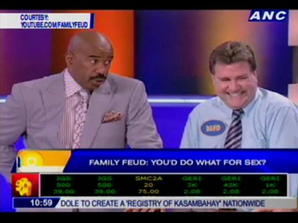 Family Feud: You'd do what for sex?