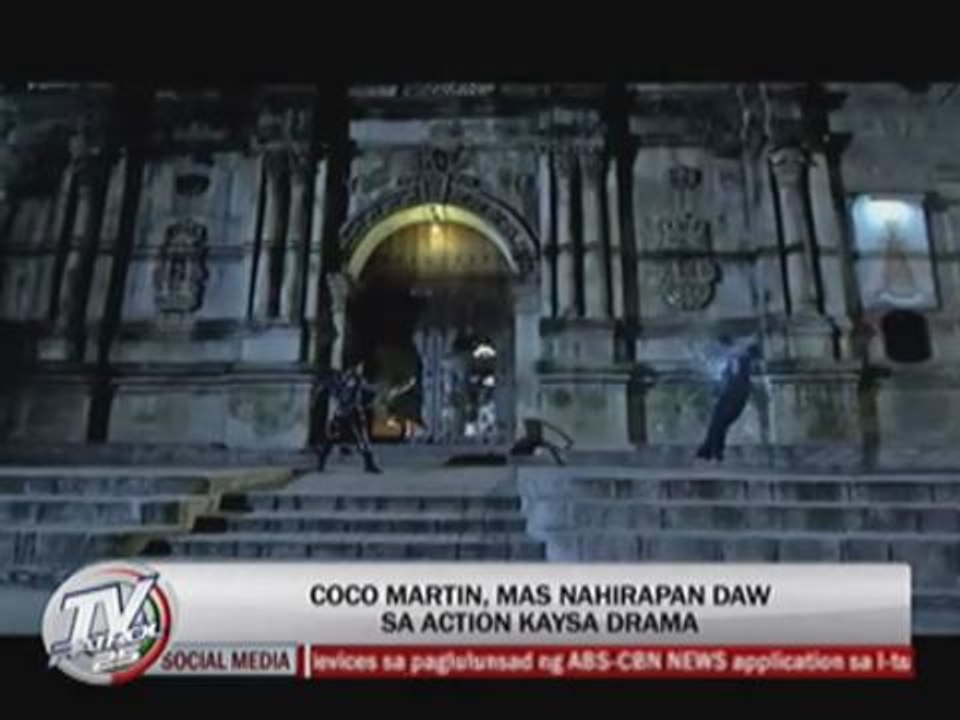 Coco Martin finds action more difficult