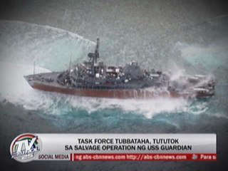 Task Force Tubbataha wants US ship lifted out of reef