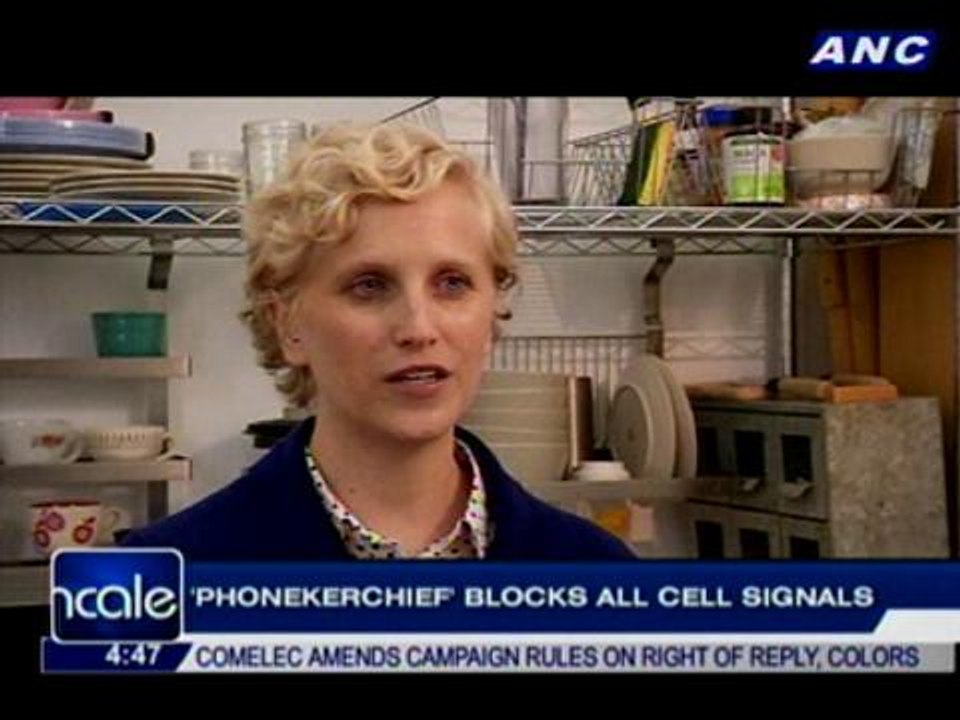 'Phonekerchief' blocks all cell signals