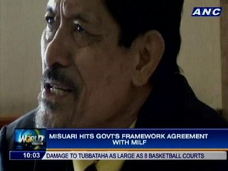 Misuari hits gov't framework agreement with MILF