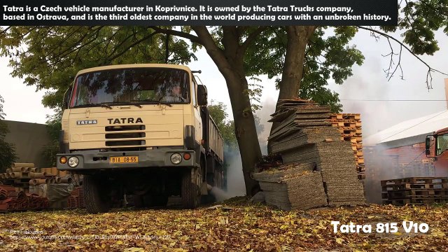 Cold Start Smoke Diesel Tatra and Sound l Cars and Engines
