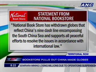 Bookstore pulls out China-made globes