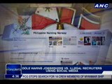 DOLE warns jobseekers vs. Illegal recruiters using social media