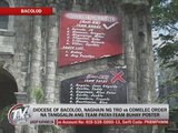 Bacolod diocese protests order vs 'Team Patay' tarp