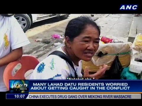 Lahad Datu residents fear getting caught in conflict