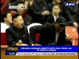 Rodman meets Kim Jong Un in North Korea