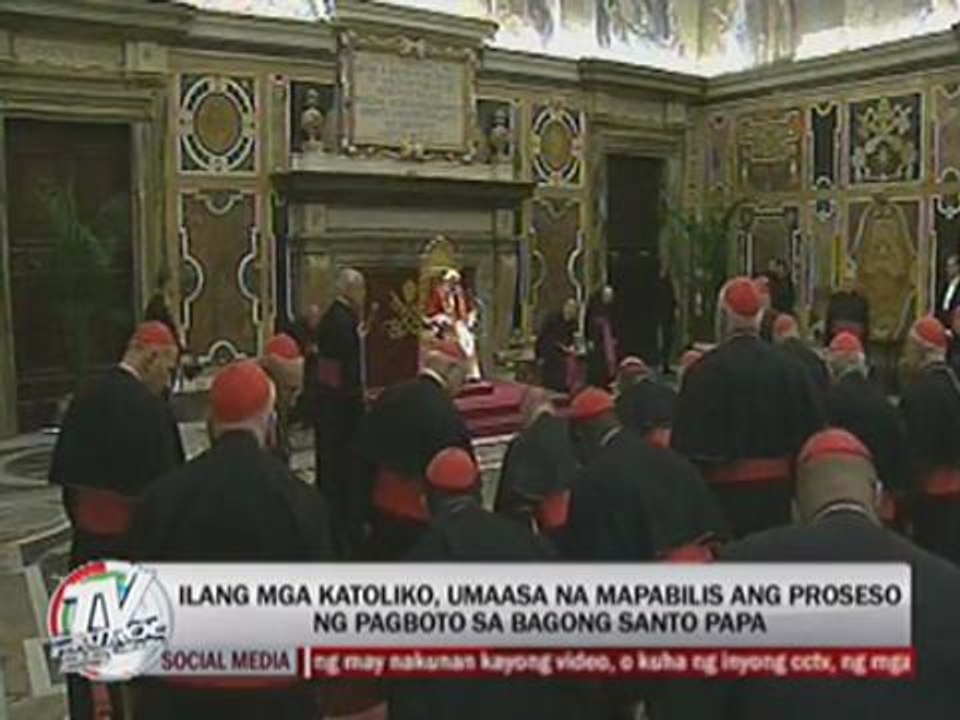 Some Catholics fervent to know new pope