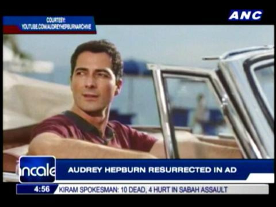 Audrey Hepburn resurrected in ad