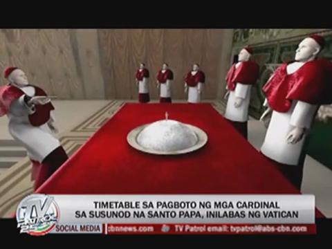 Vatican releases timetable in choosing new pope