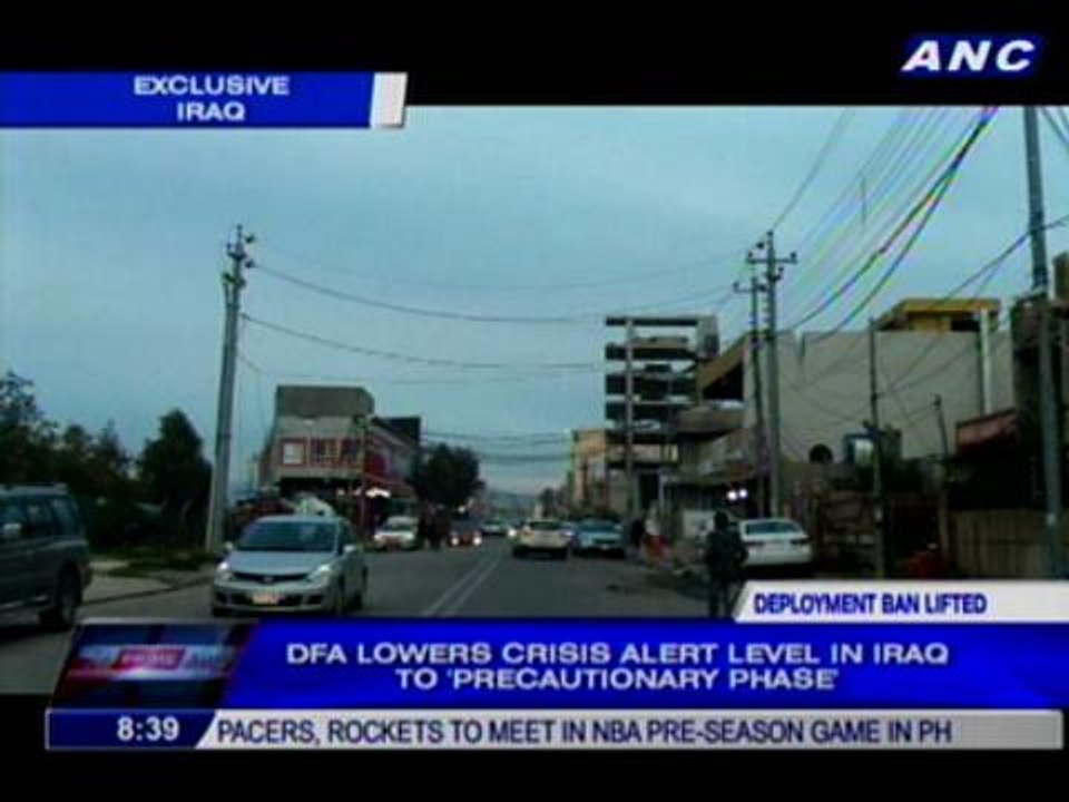POEA lifts OFW deployment ban to Iraq