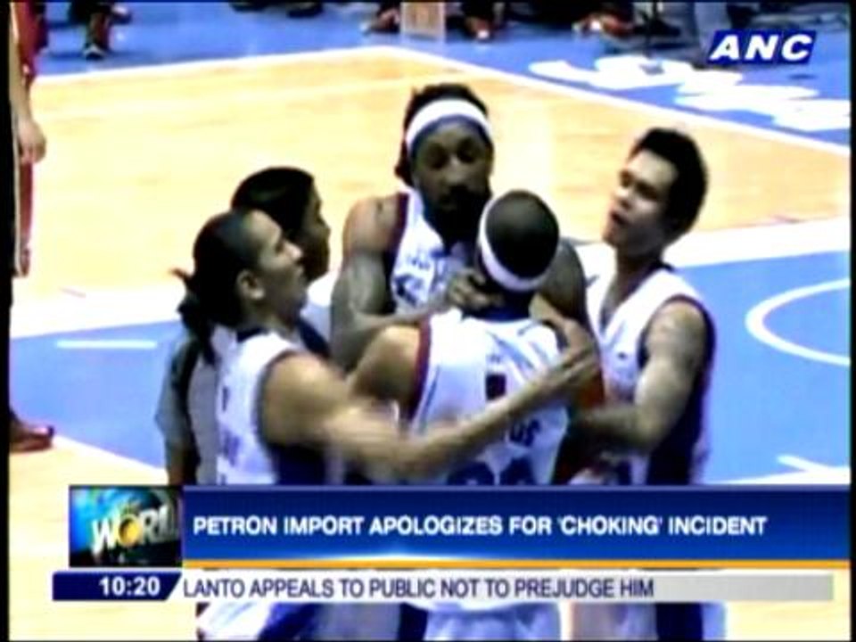 Balkman says sorry for meltdown