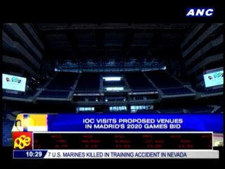 IOC visits proposed venues in Madrid's Games bid