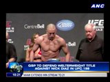 GSP to defend title against Diaz in UFC 158