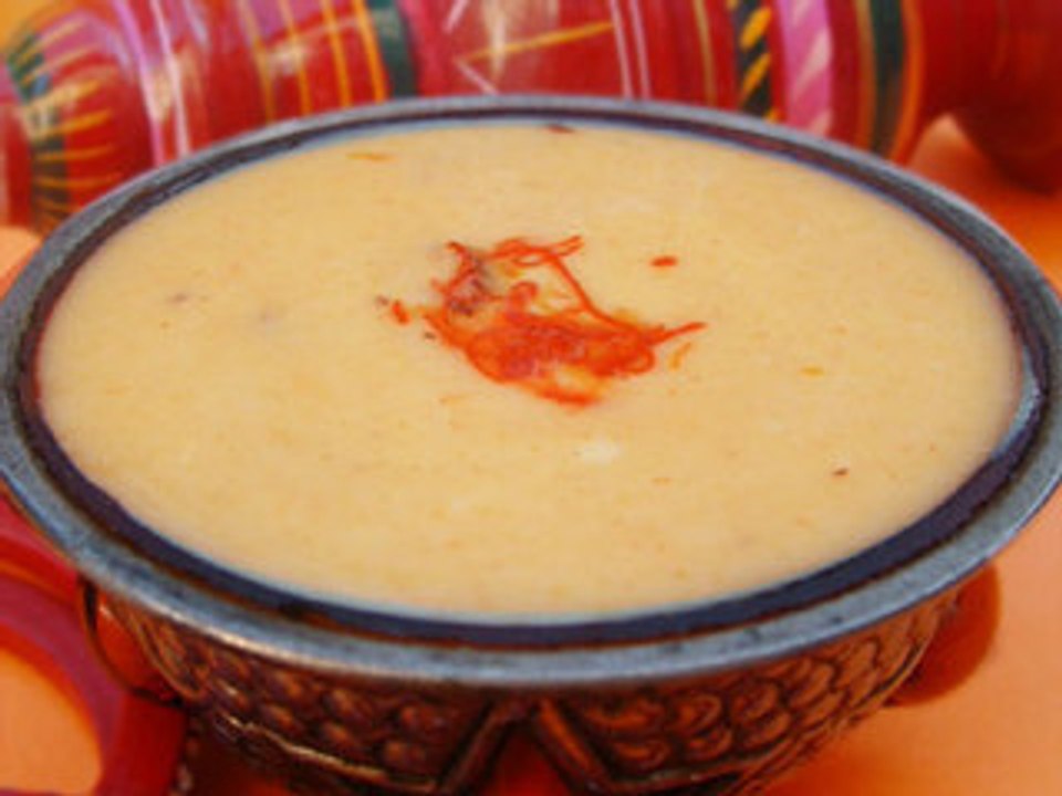 Creme indienne a la mangue