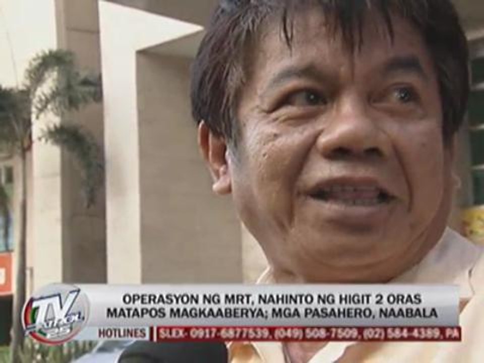 MRT stalled for over 2 hours