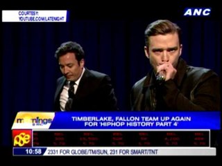 Timberlake, Fallon team up again for 'Hiphop History Part 4'