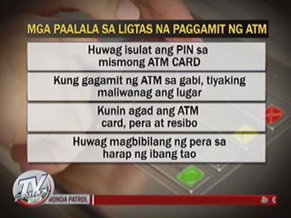 Tips to ensure safety in using ATM