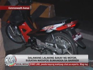 5 injured in separate road accidents