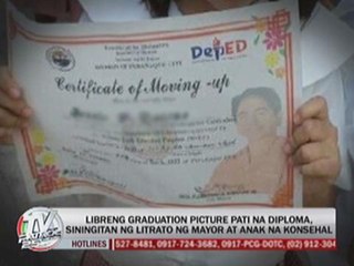 Mayor puts face on graduation diplomas