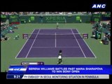 Serena battles past Sharapova to win Sony Open