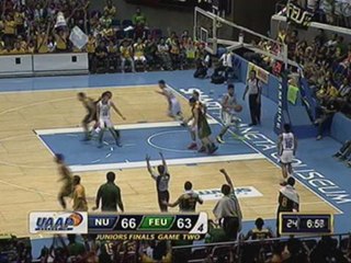 FEU vs NU Game Highlights Jrs Finals 2 - October 14 2012