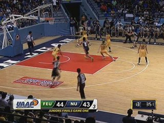 FEU vs NU Game Highlights Jrs Finals 1 - October 7 2012