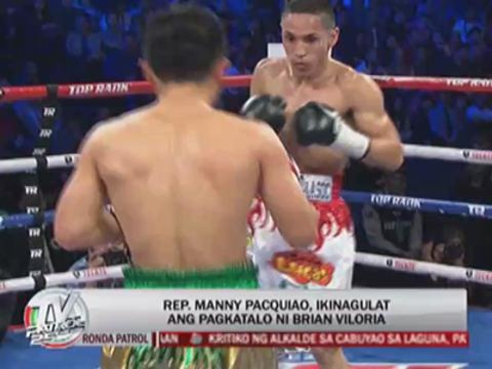 Pacquiao did not expect Viloria’s loss