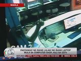 Man stealing laptop caught on CCTV camera